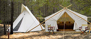 Glacier Under Canvas